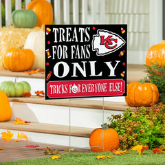 Kansas City Chiefs Yard Sign, Halloween Treats for Fans, NFL, Home