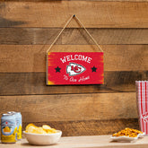 Kansas City Chiefs Wood Wall Sign, 6x11, NFL, Home