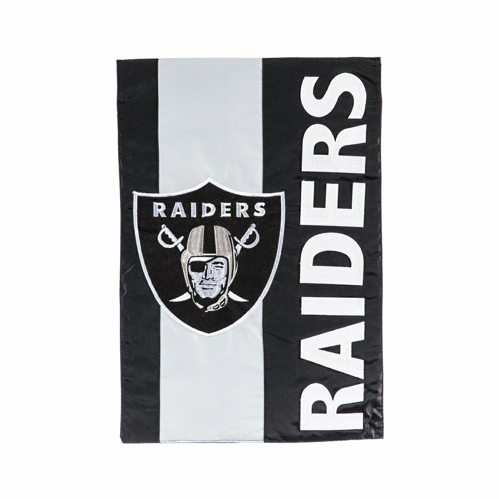Oakland Raiders Embellished Garden Flag, NFL, Home