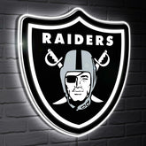 Las Vegas Raiders LED Wall Decor, Glazelite, Logo, NFL, Home