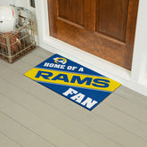 Los Angeles Rams, PVC Mat COLOR, Home of a Fan, NFL