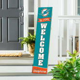 Miami Dolphins Large Single Sided Leaner, 46", NFL, Home