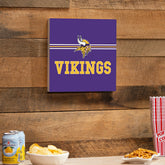 Minnesota Vikings Wood Wall Sign, 12x12, NFL, Home