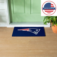 Full Color PVC Mat, 16" x 28", New England Patriots, NFL