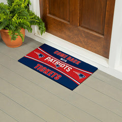 28" x 16" PVC Trapper Mat, Come Back with Tickets, New England Patriot, NFL