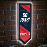 LED Wall Decor, Pennant, New England Patriots, NFL, Home
