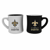New Orleans Saints 10oz Ceramic Cup Set, 2pc, NFL