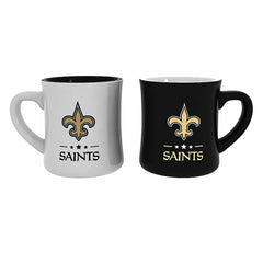 New Orleans Saints 10oz Ceramic Cup Set, 2pc, NFL