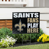New Orleans Saints Coroplast Yard Sign "Fans Play Here", NFL, Home