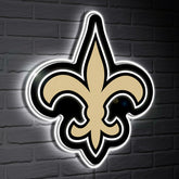 New Orleans Saints LED Wall Decor, Glazelite, Logo, NFL, Home