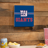 New York Giants Wood Wall Sign, 12x12, NFL, Home