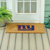 New York Giants Large Full Color Coir Mat, 36"x24", NFL