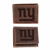 New York Giants, Bi-Fold and Tri-Fold Wallet Gift Set, Brown, NFL, Home