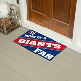 New York Giants, PVC Mat COLOR, Home of a Fan, NFL