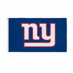 New York Giants Single Sided Flag with 2 Grommets, 3'x5', NFL, Home