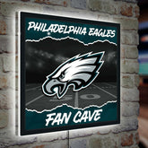 Philadelphia Eagles 23"H x 23"L LED Wall Decor, Edgelite, Square, NFL, Home