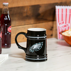 Philadelphia Eagles Ceramic Stein Cup, 24oz, NFL, Home