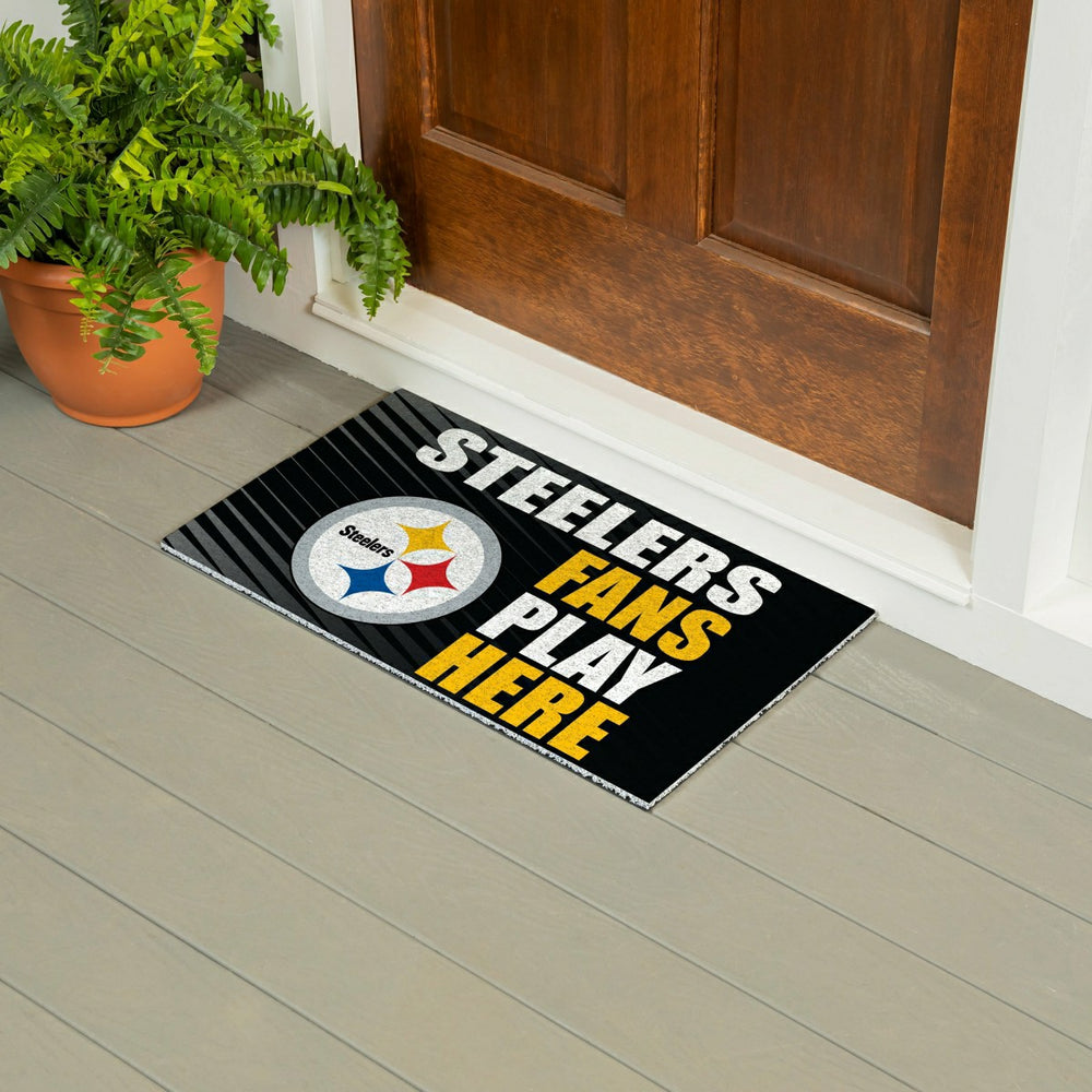 Pittsburgh Steelers Fan Mat, 28"x16", NFL
