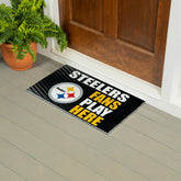 Pittsburgh Steelers Fan Mat, 28"x16", NFL