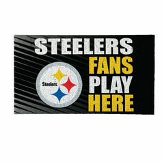 Pittsburgh Steelers Fan Mat, 28"x16", NFL