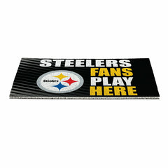 Pittsburgh Steelers Fan Mat, 28"x16", NFL