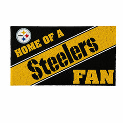 Pittsburgh Steelers, PVC Mat COLOR, Home of a Fan, NFL