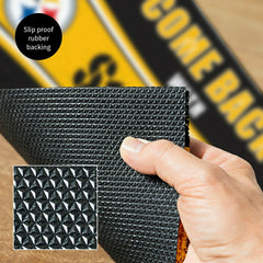 28" x 16" PVC Trapper Mat, Come Back with Tickets, Pittsburgh Steelers, NFL