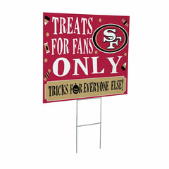 San Francisco 49ers Yard Sign, Halloween Treats for Fans, NFL, Home