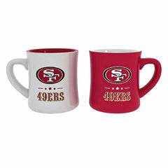 San Francisco 49ers 10oz Ceramic Cup Set, 2pc, NFL