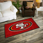 3'x5' Large USA Indoor Outdoor Outdoor Entryway Mat, San Francisco 49e, NFL