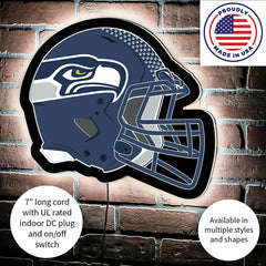 LED Wall Decor, Helmet, Seattle Seahawks, NFL, Home