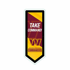 LED Wall Decor, Pennant, Washington Commanders, NFL, Home