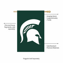Michigan State University Applique House Flag, Home, Collegiate