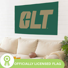 University of North Carolina, Charlotte Single Sided Flag w/ 2 Grommet, Home