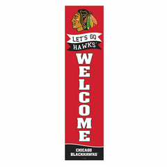 Chicago Blackhawks Large Single Sided Leaner, 46", NHL, Home