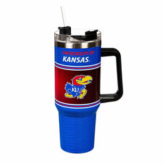 40oz Stainless Steel Canyon Cup w/ Straw, University of Kansas, Home, Collegiate