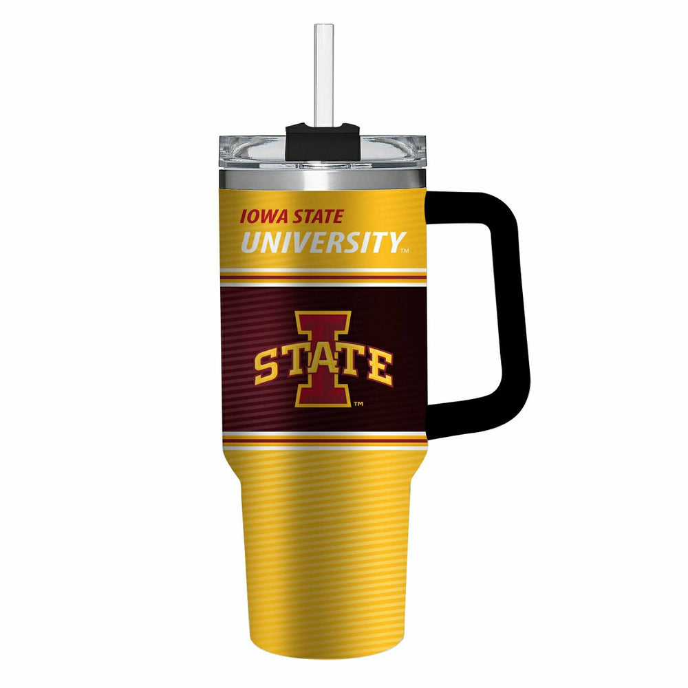 40oz Stainless Steel Canyon Cup w/ Straw, Iowa State University, Home, Collegiate