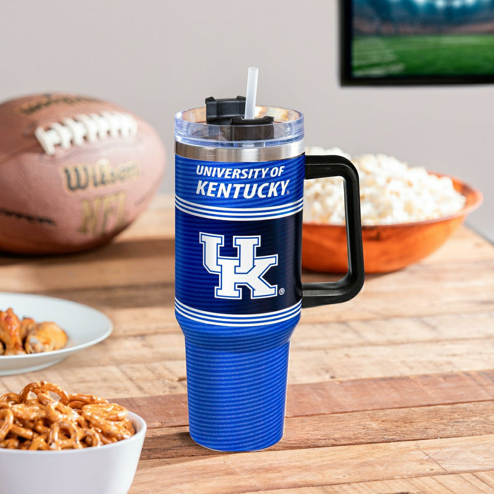 40oz Stainless Steel Canyon Cup w/ Straw, University of Kentucky, Home, Collegiate