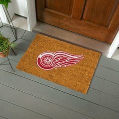 Coir Mat, 16"x28", Detroit Red Wings, NHL