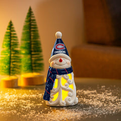 Montreal Canadiens Snowman LED Statuary, 8", NHL, Home