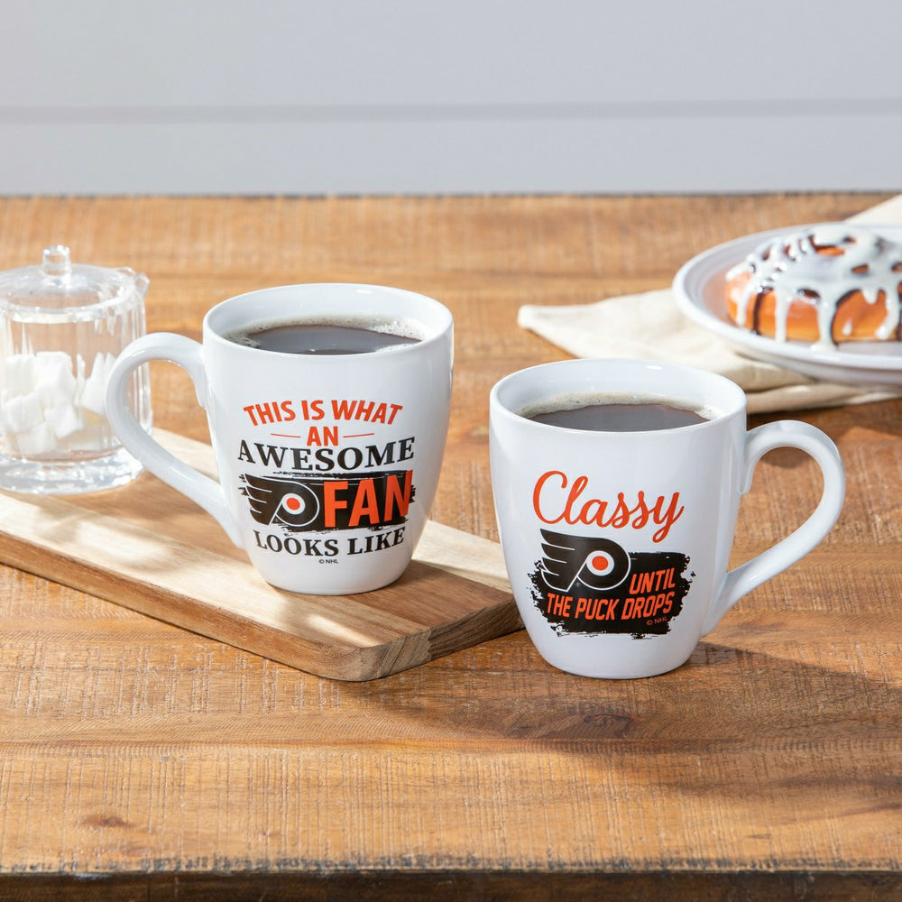 Ceramic Cup o' Java 17oz Gift Set, Philadelphia Flyers, NHL, Home