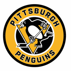 LED Wall Decor, Round, Pittsburgh Penguins, NHL, Home