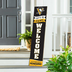 Pittsburgh Penguins Large Single Sided Leaner, 46", NHL, Home