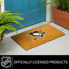 Coir Mat, 16"x28", Pittsburgh Penguins, NHL