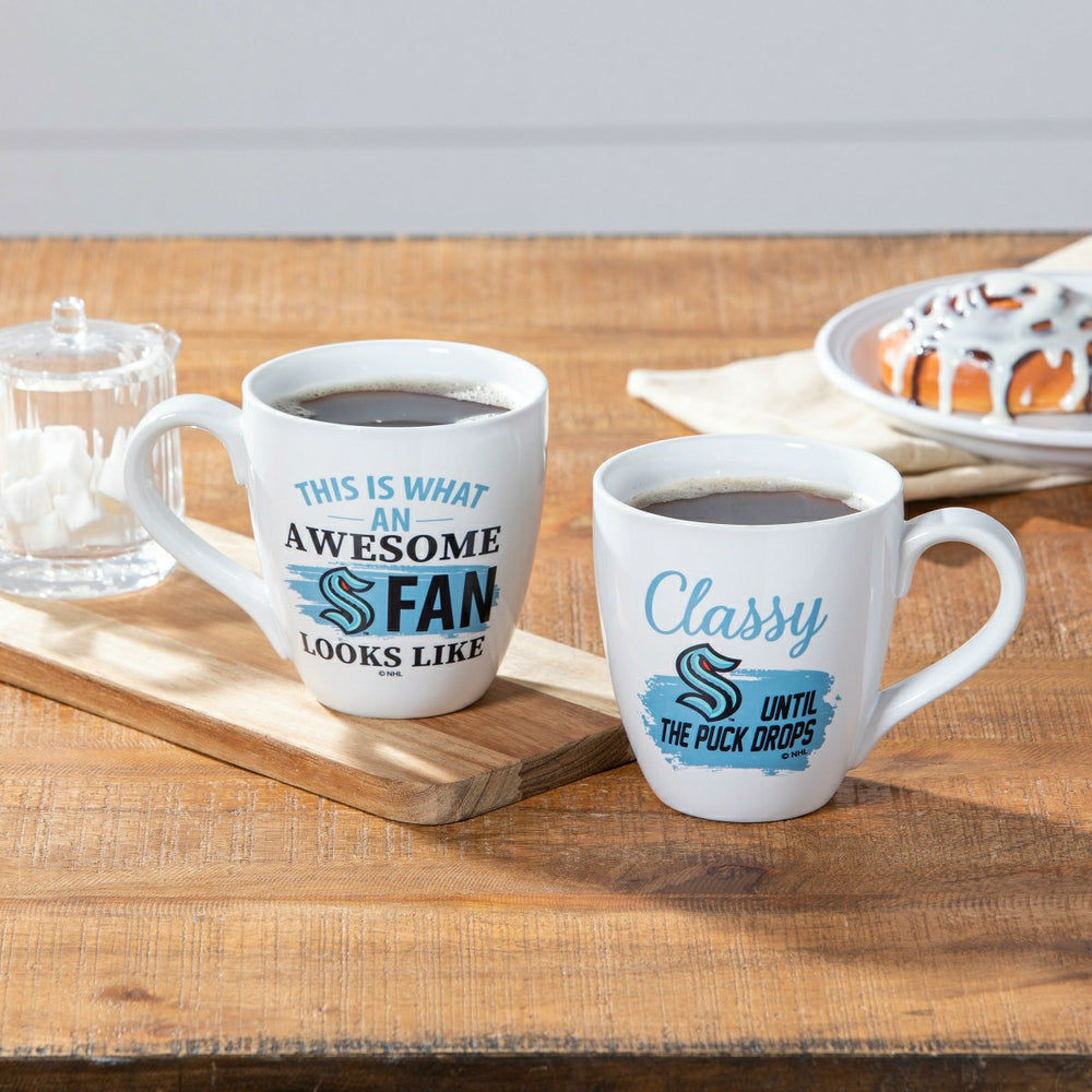 Ceramic Cup o' Java 17oz Gift Set, Seattle Kraken, NHL, Home