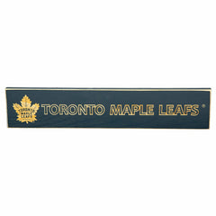Toronto Maple Leafs Engraved Wood Sign, 3.5" x 18", NHL, Home