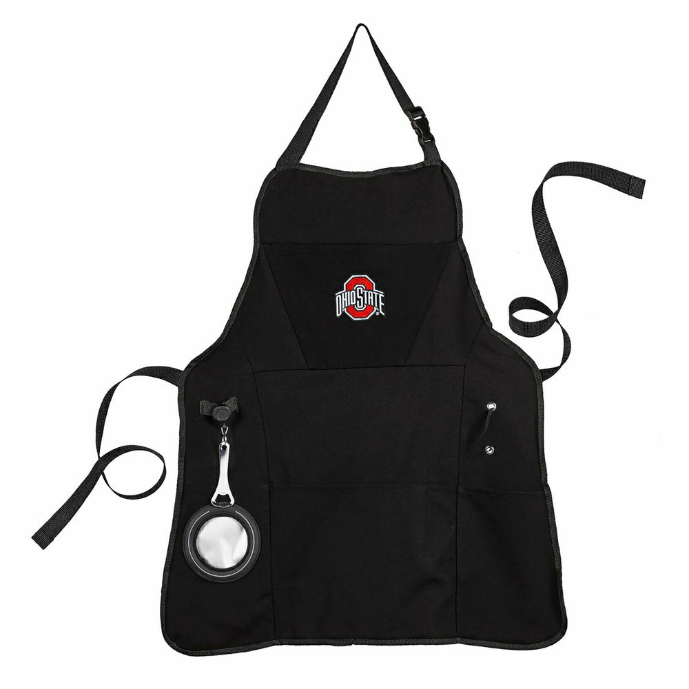 Grill Apron, Black, Ohio State University, Home, Collegiate