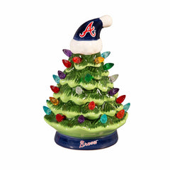 Atlanta Braves 8" LED Ceramic Christmas Tree, MLB, Home
