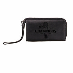 Los Angeles Dodgers Wristlet Wallet, Black, SC24 Champions, MLB, Home