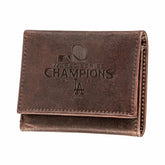 Los Angeles Dodgers Tri-Fold Wallet, Brown, World Series Champions 202, MLB, Home
